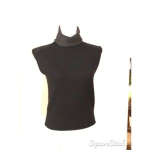 Sleeveless Cashmere turtleneck sweater